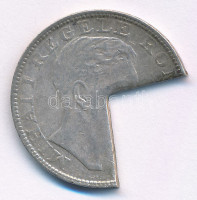 Románia 1942. 200L Ag 'I. Mihály' T:VG a negyede kivágvaRomania 1942. 200 Lei Ag 'Mihai I' C:VG a quarter was cutted outKrause KM#63