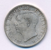 Románia 1944. 500L Ag 'I. Mihály' T:XF kis patina, ph.Romania 1944. 500 Lei Ag 'Mihai I' C:XF small patina, edge errorKrause KM#65