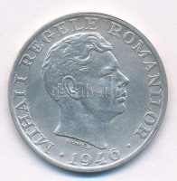 Románia 1946. 25.000L Ag 'I. Mihály' T:AU apró phRomania 1946. 25.000 Lei Ag 'Mihai I' C:AU tiny edge error Krause KM#70