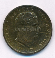 Románia 1947. 10.000L Ni-sárgaréz 'I. Mihály' T:XF kis karcRomania 1947. 10.000 Lei Ni-brass 'Mihai I' C:XF small scratchKrause KM#76