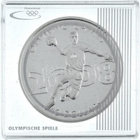 Salamon-szigetek 2008. 10$ Ag 'Pekingi Olimpia 2008' kapszulában T:PP karcSolomon Islands 2008. 10 Dollars Ag 'Olympic Games 2008' in capsule C:PP scratchKrause KM#177