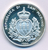 San Marino 1999. 10.000L Ag 'Olimpia 2000' T:PP San Marino 1999. 10.000 Lire 'Olympics 2000' C:PP Krause KM#398