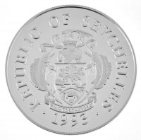 Seychelles-szigetek 1993. 25R Ag 'Olimpiai Játékok 1992 - Gimnasztika' T:PP / Seychelles 1993. 25 Rupees Ag '1992 Summer Olympics - Gymnastics' C:PPKrause KM#70