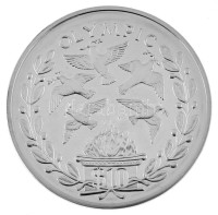Sierra Leone 2008. 10$ Ag 'Pekingi Olimpia 2008 - Békegalamb' kapszulában T:PP ujjlenyomatSierra Leone 2008. 10 Dollars Ag 'Olympic Games 2008 - Peace Dove' in capsule C:PP fingerprintsKrause KM#431