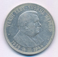 Szlovákia 1944. 50K Ag 'Függetlenség 5. évfordulója' T:XF karcSlovakia 1944. 50 Korun Ag '5th Anniversary of Independence' C:XF scratchKrause KM#10