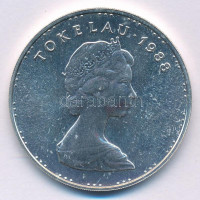 Tokelau 1988. 5T Ag 'Nyári Olimpia 1988 Szöul' T:UNC kis foltTokelau 1988. 5 Tala Ag '1988 Summer Olympics - Seoul' C:UNC small spotKrause KM#10