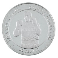 Tonga 1998. 50s Ag '2000. évi Olimpiai Játékok Sydney - Box' T:PP ujjlenyomat, foltTonga 1998. 50 Seniti Ag 'Olympic Games 2000 in Sydney - Boxing' C:PP fingerprints, spotKrause KM#171