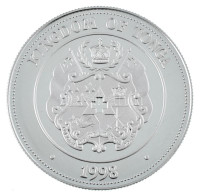 Tonga 1998. 50s Ag '2000. évi Olimpiai Játékok Sydney - Box' T:PP ujjlenyomat, foltTonga 1998. 50 Seniti Ag 'Olympic Games 2000 in Sydney - Boxing' C:PP fingerprints, spotKrause KM#171