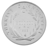 Törökország 1998. 3.000.000L Ag '2000. évi Olimpiai Játékok Sydney' T:PP patina, karc /Turkey 1998. 3.000.000 Lira Ag 'Olympic Games 2000 in Sydney' C:PP patina, scratchKrause KM#1107
