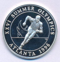 Turks- és Caicos-szigetek 1995. 5C Ag 'Nyári Olimpia 1996, Atlanta - Futás' kapszulában T:PPTurks & Caicos Islands 1995. 5 Crown Ag 'Summer Olympics 1996, Atlanta - Sprinter' in capsule C:PPKrause KM#206