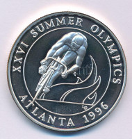 Turks- és Caicos-szigetek 1995. 20C Ag 'Nyári Olimpia 1996, Atlanta - Kerékpár' kapszulában T:PPTurks & Caicos Islands 1995. 20 Crown Ag 'Summer Olympics 1996, Atlanta - Cycling' in capsule C:PPKrause KM#191