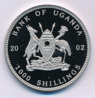 Uganda 2002. 1000Sh Cu-Ni 'Atlantai Olimpia 1996 - London' T:PP fo.Uganda 2002. 1000 Shillings Cu-Ni 'Atlanta 1996 Olympics - London' C:PP fo.