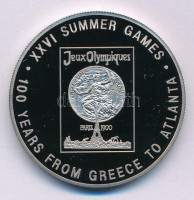 Uganda 2002. 1000Sh Cu-Ni 'Atlantai Olimpia 1996 - Párizs' T:PP Uganda 2002. 1000 Shillings Cu-Ni 'Atlanta 1996 Olympics - Párizs' C:PP