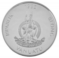 Vanuatu 1992. 50V Ag 'Olimpiai Játékok 1992 - Kenu' T:PP / Vanuatu 1992. 50 Vatu Ag '1992 Olympic Games - Canoe' C:PPKrause KM#14