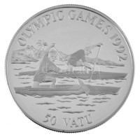 Vanuatu 1992. 50V Ag 'Olimpiai Játékok 1992 - Kenu' T:PP / Vanuatu 1992. 50 Vatu Ag '1992 Olympic Games - Canoe' C:PPKrause KM#14