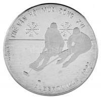 Vietnám 1989. 100D Ag '1992 Téli Olimpia - Albertville' T:PP / Vietnam 1989. 100 Dong Ag '1992 Winter Olympics - Albertville' C:PP Krause KM#32