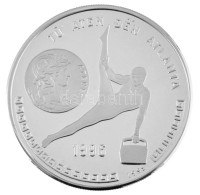 Vietnám 1995. 100D Ag 'Olimpiai Játékok - Atlanta' forgalomba nem került emlékkiadás T:PP folt, felszíni karcok /Vietnam 1995. 100 Dong Ag 'Olympic Summer Games in Atlanta' non-circulating commemorative coin C:PP spot, surface