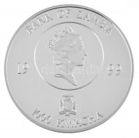 Zambia 1999. 1000K Ag 'XXVII. Olimpiai Játékok - Sydney' T:PP fo.Zambia 1999. 1000 Kwacha Ag 'XXVII Olympic Games Sydney' C:PP spottedKrause KM#109