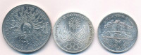 3db-os vegyes Ag és Cu-Ni érmetétel, közte NSZK 1972J 10M Ag 'Müncheni Olimpia / Olimpiai Láng' + Nagy-Britannia 1980. 25p Cu-Ni 'Erzsébet anyakirályné 80. születésnapja' + 1992. 200Ft Ag 'MNB' T:AU,XF karc3pcs of mixed Ag and Cu-Ni
