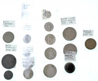 36db-os külföldi érmetétel, közte Románia, Csehszlovákia, Nagy-Britannia, stb. T:vegyes36pcs foreign coin lot, within Romania, Czechoslovakia, United Kingdom, etc. C.mixed