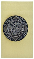 2009. '1969-2009 MÉE' ezüstözött kitűző (20mm) T:AU