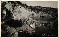 1943 Kolozs, Kolozs-sósfürdő, Kolozsfürdő, Cojocna; látkép / spa (vágott / cut)