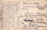 1918 Shkoder, Shkodra, Skadar, Skodra, Scutari, Skutari; Molo und Bojana-Brücke / móló és Bojana híd / molo, bridge + 'K.u.K. Pferdefelddepot (Spital) Nr. 192.' (EK)