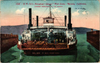 1913 California, S. P. Co's. Ferryboat 'Solano' Port Costa - Benicia (fa)