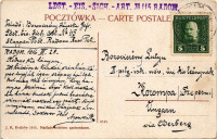 1916 Kraków, Krakkó, Krakau; Teatr miejski / Theater / theatre + 'LDST.-EIS.-SICH.-ABT. No. 115. RADOM' (small tear)