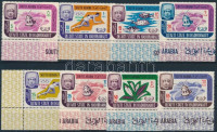 1966 Nyári olimpia sor Mi 80-87 A  ívszéli + ívsarki értékekkel