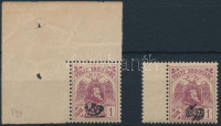 1920 Forgalmi sor záróértéke Mi 81 I-II (betapadás/gum disturbance)