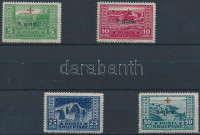 1924 Vöröskereszt sor Mi 96-99(foghibák)