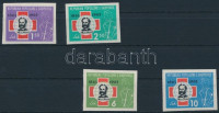 1963 Nemzetközi vöröskereszt vágott sor Mi 721-724
