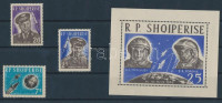 1963 Vosztok 3-4 (I) sor Mi 727-729 + blokk Mi 17