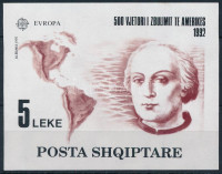 1992 Europa CEPT Amerika felfedezésének 500. évfordulója vágott blokk Mi 97