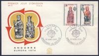 1974 Europa CEPT FDC Mi 258-259