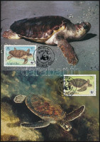 1983 WWF: Teknős sor Mi 541-544 4 db CM-en