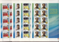 2000 Sydney olimpia ausztrál aranyérmesei Mi 1973I-1988I digitális nyomású kisívsor