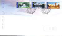 2000 Ausztrália látnivalói és gyönyörű szép tájai FDC-n Mi 1928-1935