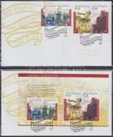 2000 100 éves a függetlenség Mi 1924-1927 + blokk Mi 35 2 FDC