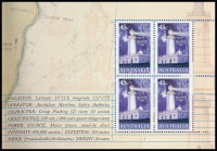 2002 Világítótornyok  bélyegfüzet Mi MH 147 (Mi 2125 - 2128)