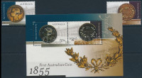 2005 Érmék sor Mi 2454-2455 + blokk 56