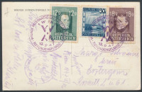 1947 Képeslap a bécsi vásárról / Vienna Fair postcard to Hungary