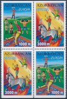 2002 Europa CEPT: Cirkusz bélyegfüzetlap Mi 513-514 D