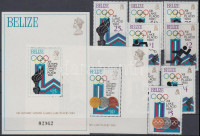 1979 Téli olimpia, Lake Placid sor Mi 443-452 + blokkpár 12-13<br/>