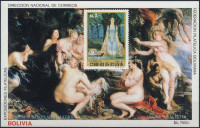 1984 Rubens festmény blokk Mi 140