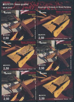 2015 Europa CEPT Történelmi játék bélyegfüzet lap,Europa CEPT Historical toy stamp-booklet sheetMH 13