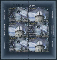 2009 Europa CEPT Asztronómia bélyegfüzet-lap Mi 461-462