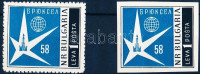 1958 Világkiállítás fogazott + vágott bélyeg Mi 1087 A-B