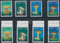1990 Gomba fogazott + ívszéli vágott sor Mi 1231-1234